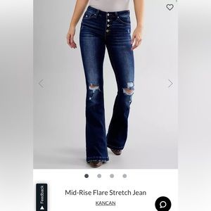 KanCan Mid rise Flare 31/32 
STYLE KC6327DR | SKU 145895, 150930, 150931